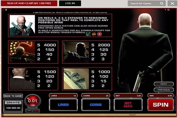 hitman slot machine