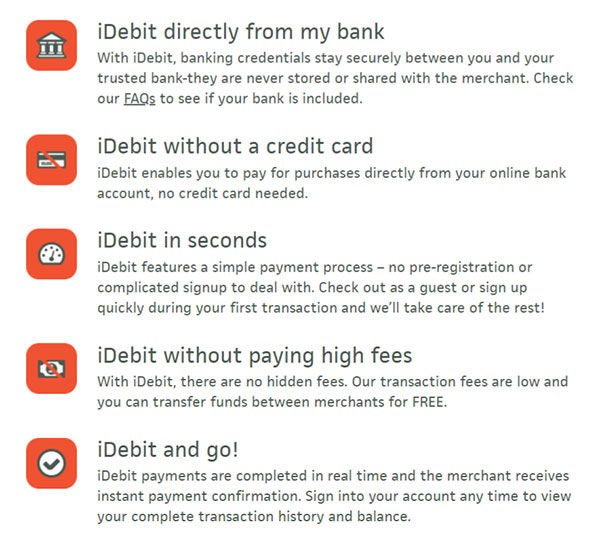 idebit benefits for consumers