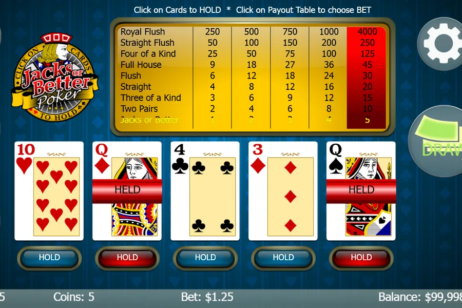 Video poker
